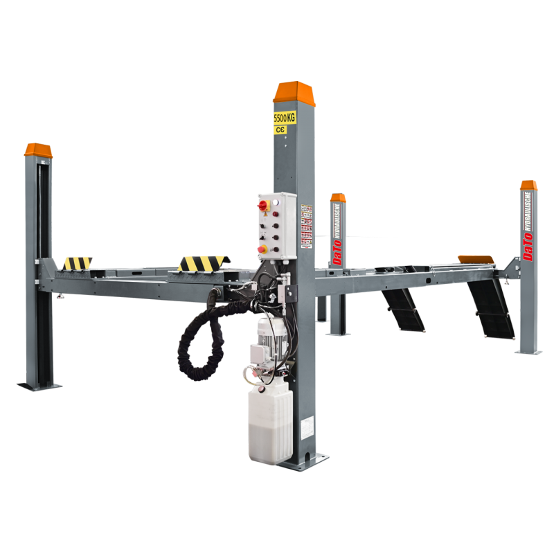 LJP4105 5.5 Tons FOUR POST LIFT WHEEL ALIGNMENT