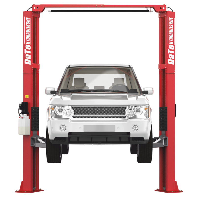 DaTo LJCC2140 Clear Floor Two Post Car Lift – 4 Ton Dual Side Unlock Hoist