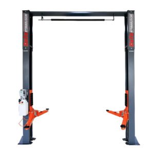 DaTo LJCC2040 Clear Floor Two Post Car Lift – 4 Ton Manual Lock Hoist