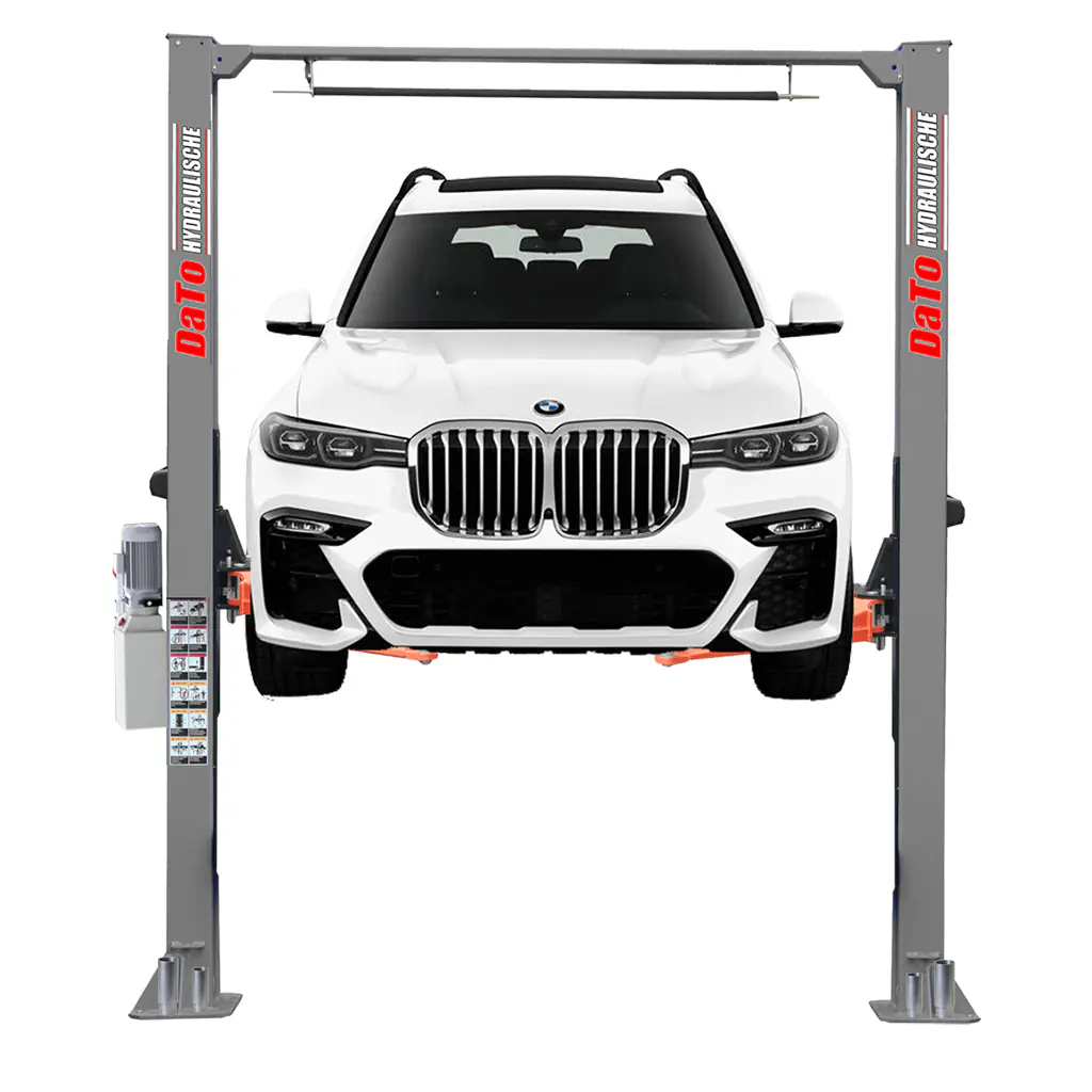DaTo LJCC2045A Clear Floor Two Post Car Lift 4.5Ton Heavy Duty Baseless Automotive Hoist