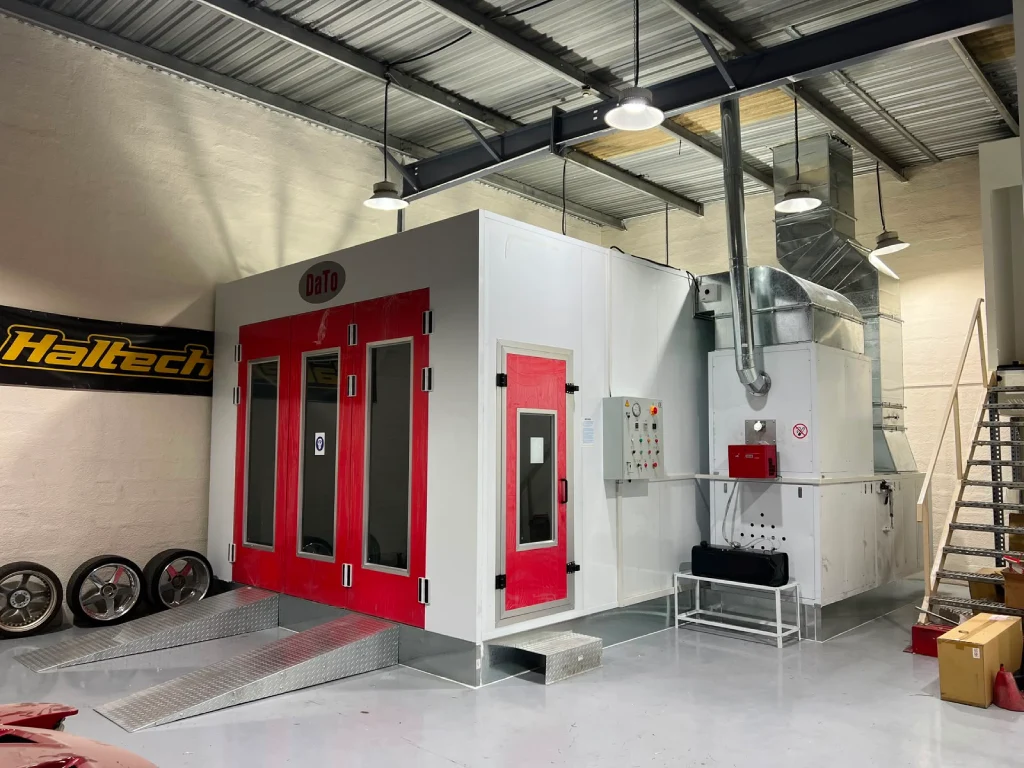 installation paint booth