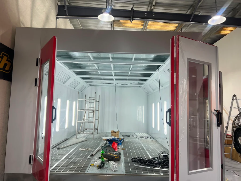 installation paint booth2